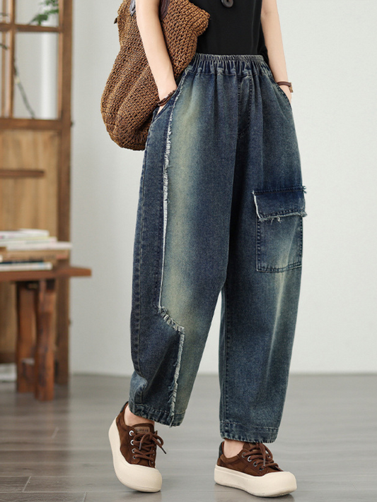 Women's Summer Fashionable & Classic Denim Elastic Style Bottom