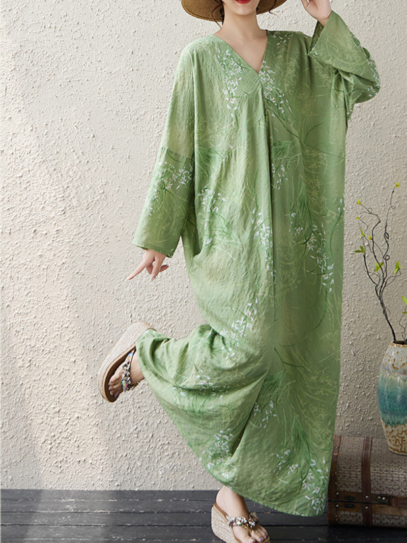 Women's  Summer Spirit and Bold Style Kaftan Dress