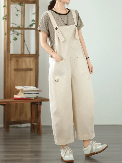Light & Versatile Women's Summer Loose Fit Dungarees | Eva Trends