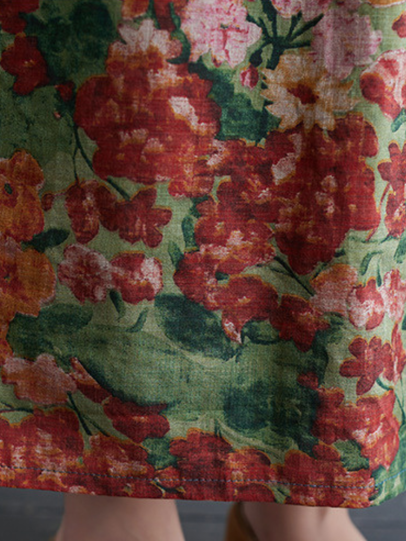 Floral Print Smock Dress for Women with Pockets | Eva Trends
