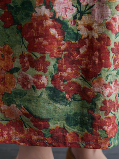 Floral Print Smock Dress for Women with Pockets | Eva Trends