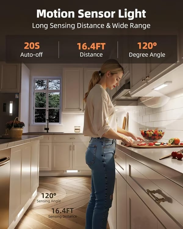 üí°Under Cabinet Lighting-LED Rechargeable Closet Lights