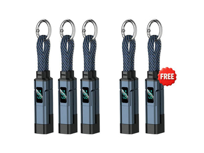 üî•Limited Time SALE 40% OFFüî•4-in-1 Digital Display Keychain Charging Cable