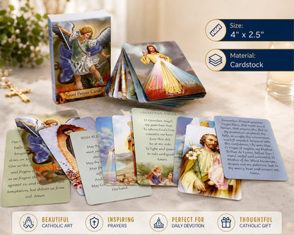 ‚úùÔ∏è Catholic Genuine Leather Holy Card Holder ‚Äì Pocket Prayer Card Organizer with Snap Closure