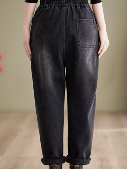 Women's Everyday Wear Stylish & Comfy Black Pocket Style Bottom
