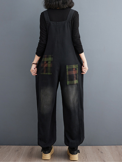 Vintage-Style Overalls - Loose Casual Fit | Eva Trends