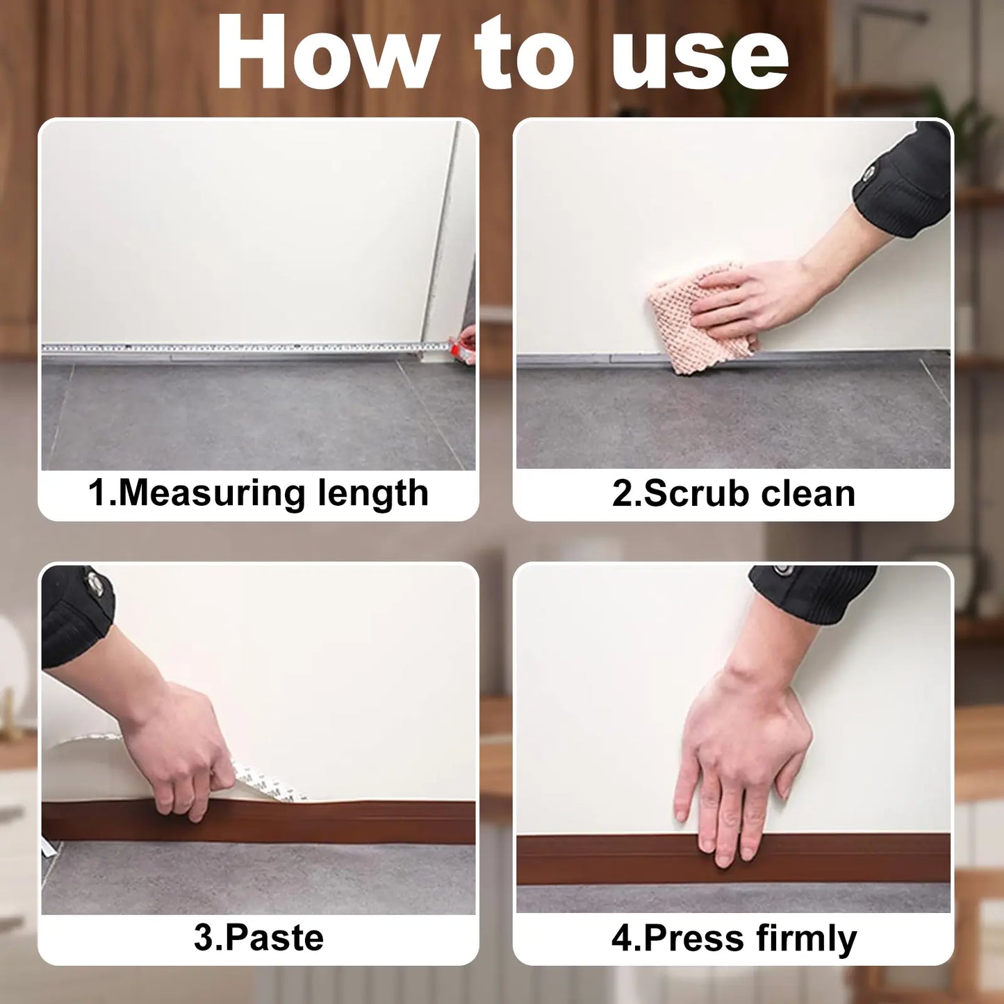 üå∏Door Weather Stripping, Self-Adhesive Draft Stopper Seal for Doors & Windows