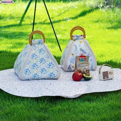 üåø Foldable Waterproof Picnic Blanket with Carry Handle ‚Äì Thick Padded Outdoor Mat for Beach, Camping & Travel