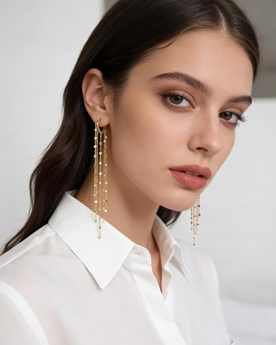 üî•Limited Time 40% Off‚ú®14K Gold Plated Long Tassel Earrings for Women