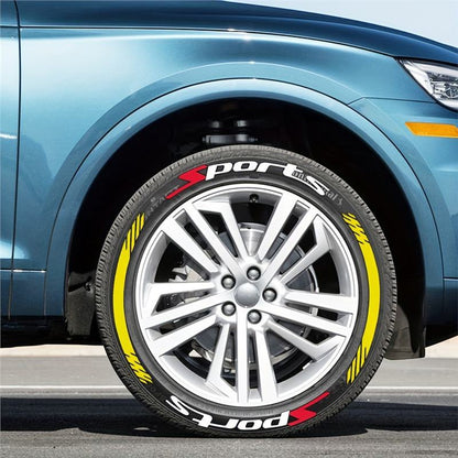 üî•4Pcs 3D Car Tire Stickers ‚Äì Waterproof Universal Wheel Decals | Motorcycle Auto Exterior Accessories