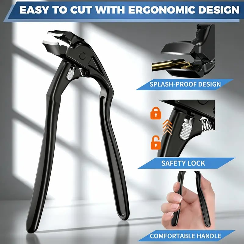 ü•≥2026 HOT SALEü•≥üíû50K+ SOLD!‚ú® ‚úÇÔ∏è Black Curved Nail Clipper ‚Äì Ergonomic & Easy for Seniors üñ§