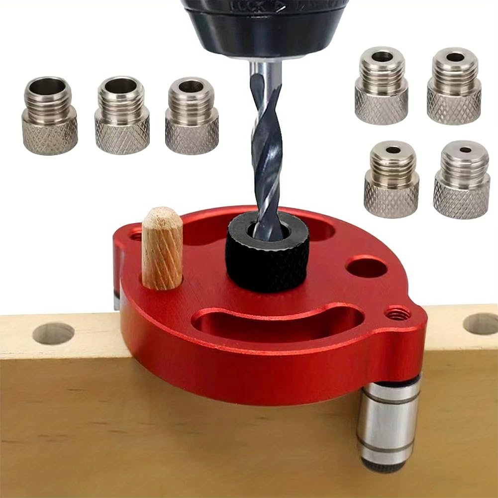 Self-Centering Doweling Jig‚Äî‚Äîwith free 8 Interchangeable Bushings