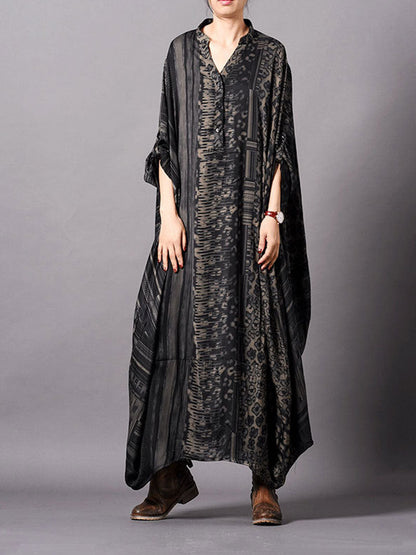 Elegant Women's Print Maxi Dress | Eva Trends