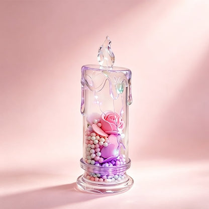 üåπRealistic Rose Candle Lights ‚Äî Battery-Powered, Smoke-Free LED Roses for Home Decor, Weddings, Parties & Gifts ‚ú®