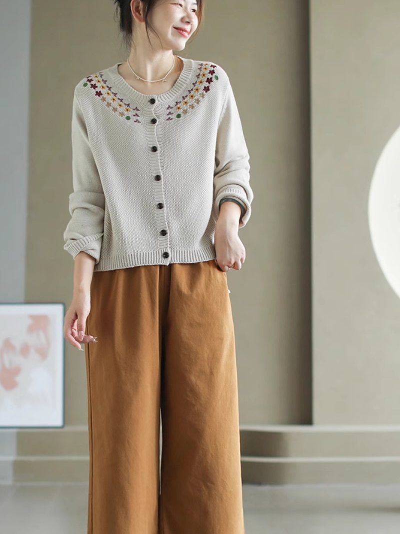 Classic Women's Soft Crew Neck Sweater | Eva Trends