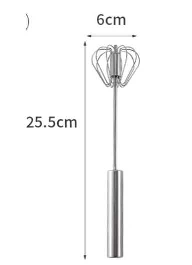 Stainless Steel Semi-Automatic Whisk ü•£