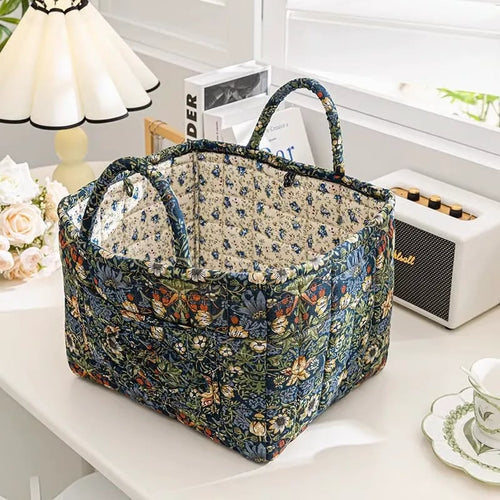 üíêüí•Boho Fabric Storage Basketüå∏