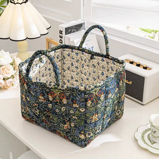 üíêüí•Boho Fabric Storage Basketüå∏