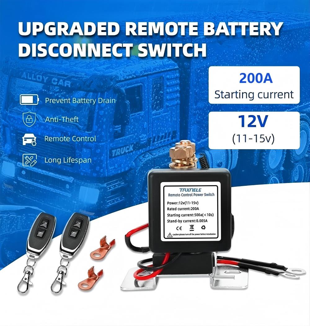 Dailyardtool¬Æ WIRELESS REMOTE CONTROL BATTERY RELAY SWITCH