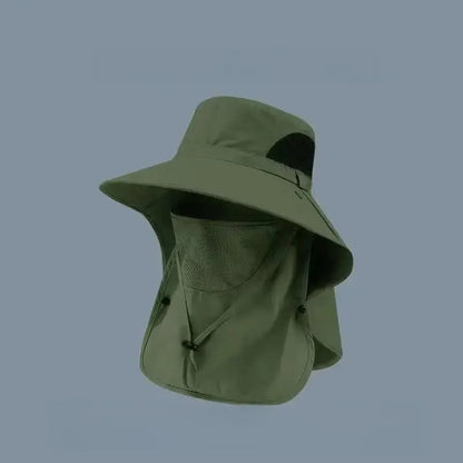 üåûSpring/Summer Fisherman's Hat Detachable Outdoor Sun-Protective Face CoveringüèïÔ∏è (Adjustable & Lightweight Comfort & Unisex Fit)