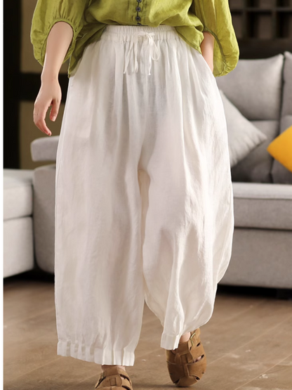 Women's Artistic Style & Cool Solid Color Plaid Bottom