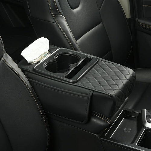 üî• Multifunctional PU Leather Car Armrest Box Mat
