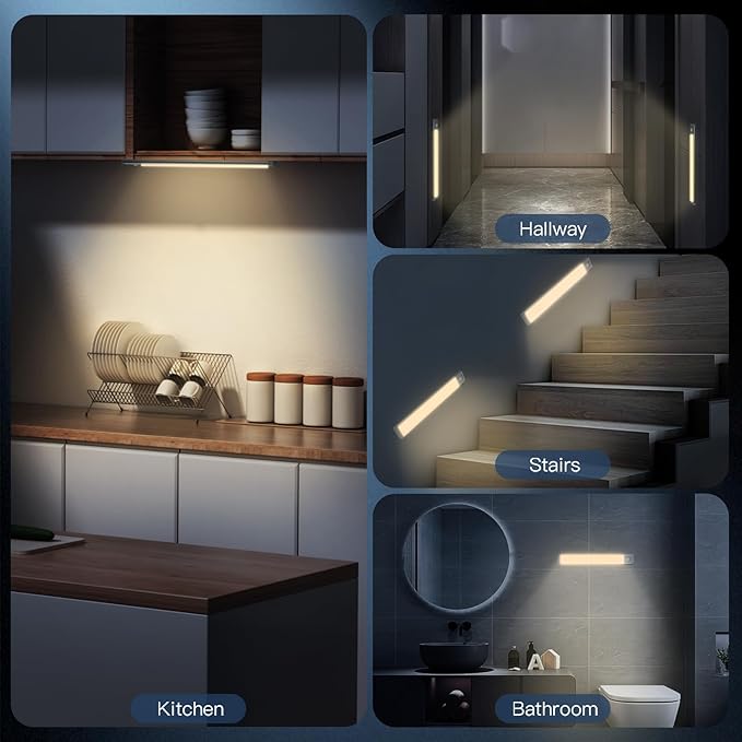 üí°Under Cabinet Lighting-LED Rechargeable Closet Lights