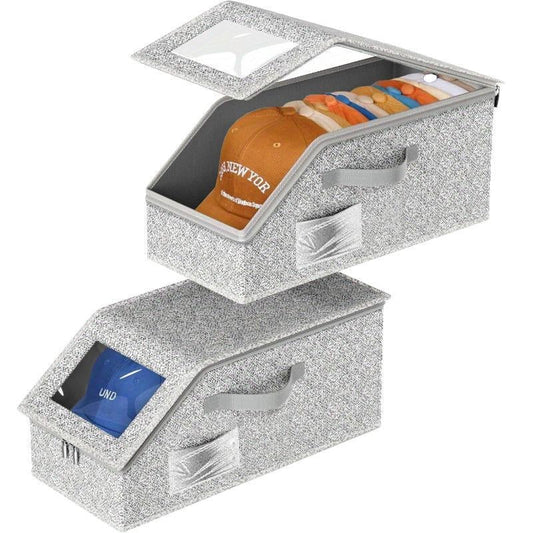 üéâüéâStackable Hat Storage Boxes for Baseball Caps