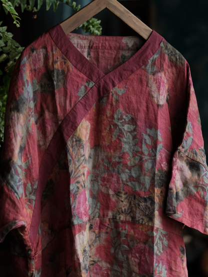 Women's Summer Stylish Relaxed Loose Printed Dress