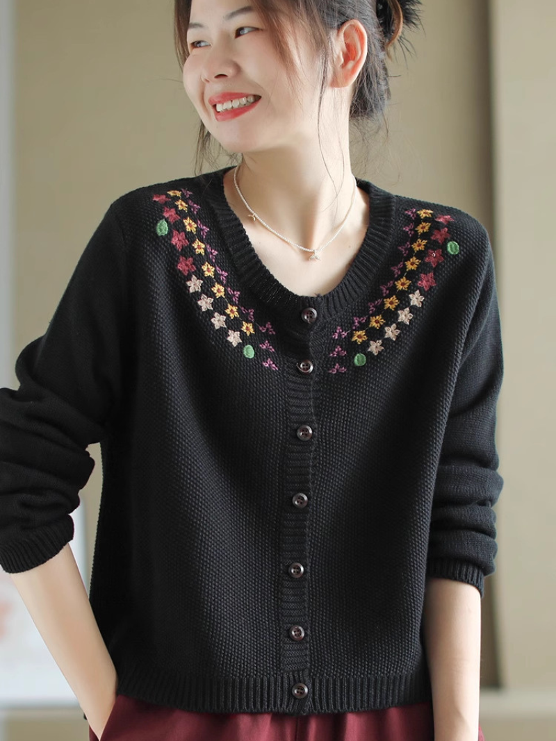 Classic Women's Soft Crew Neck Sweater | Eva Trends