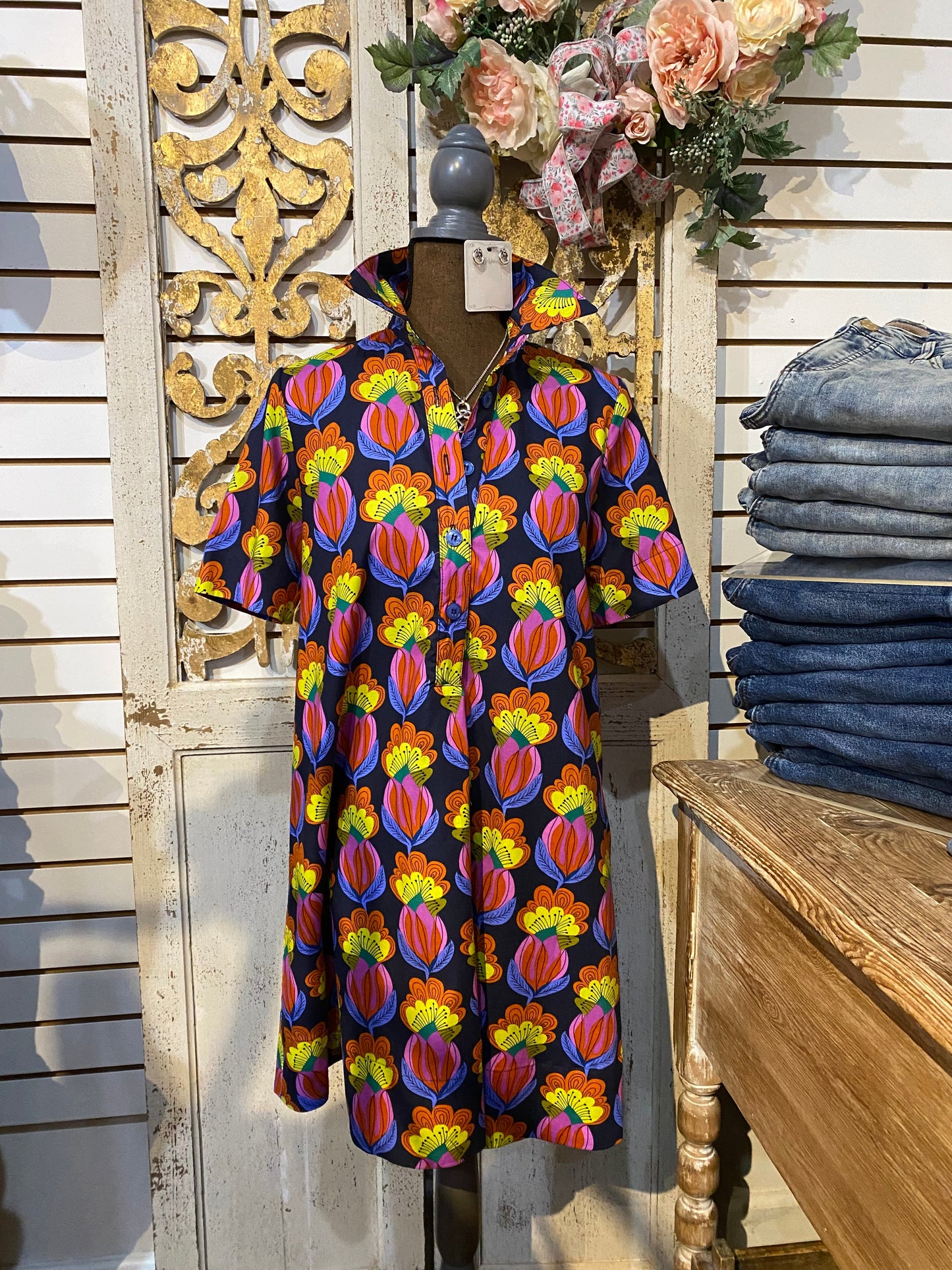 Blooming buds dress