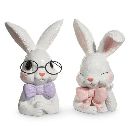 10.5” bowtie bunny