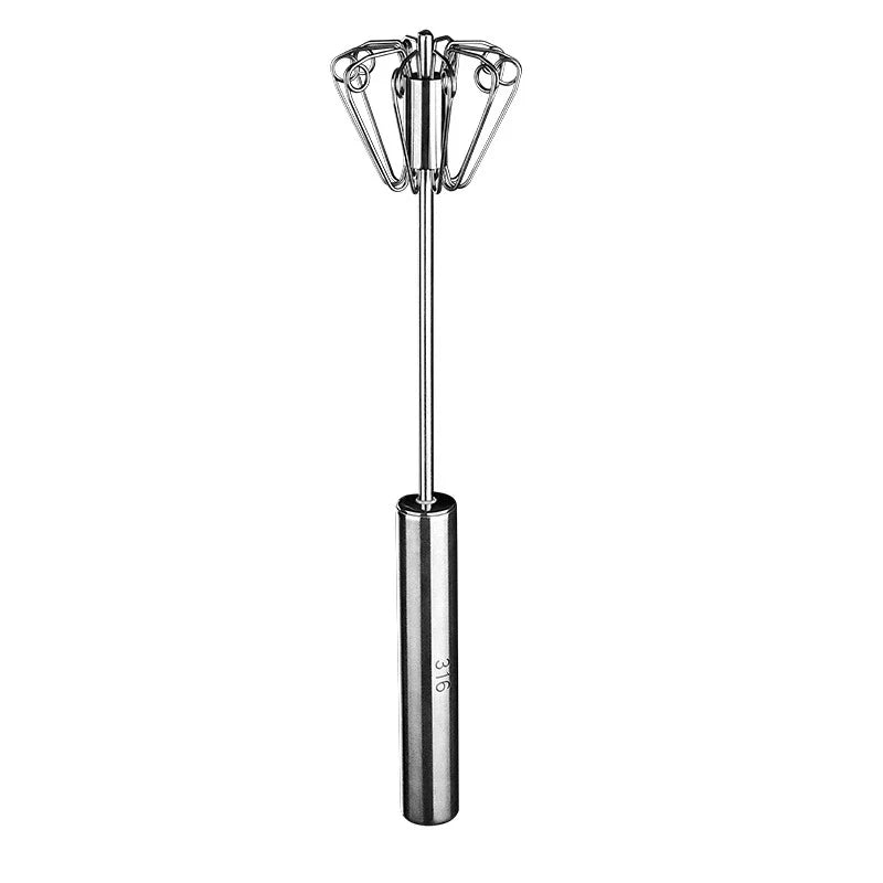 üéÅüî•Stainless Steel Semi-Automatic Hand Egg Beater