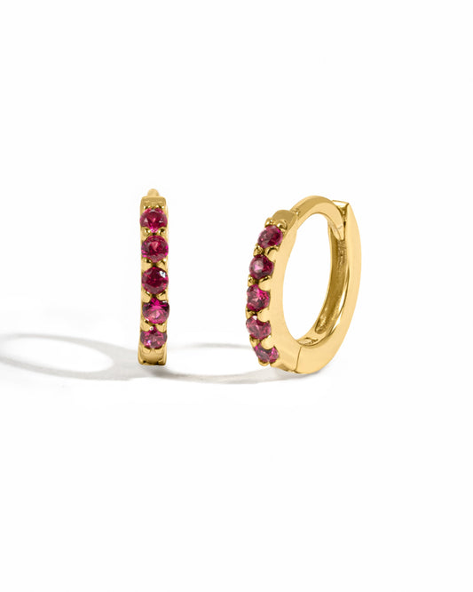 7mm Ruby Huggies