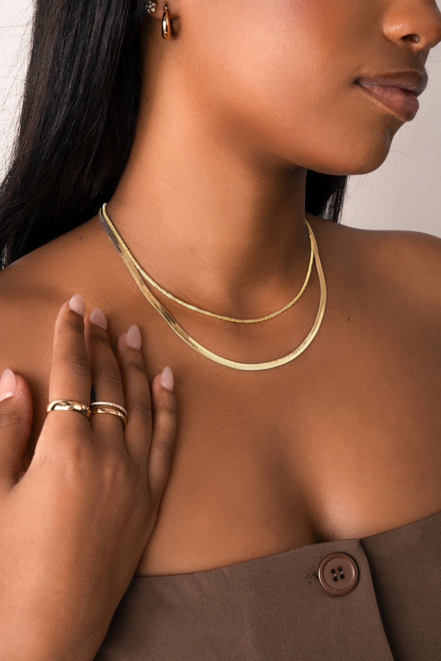 Diamond Cut Rope Chain Necklace