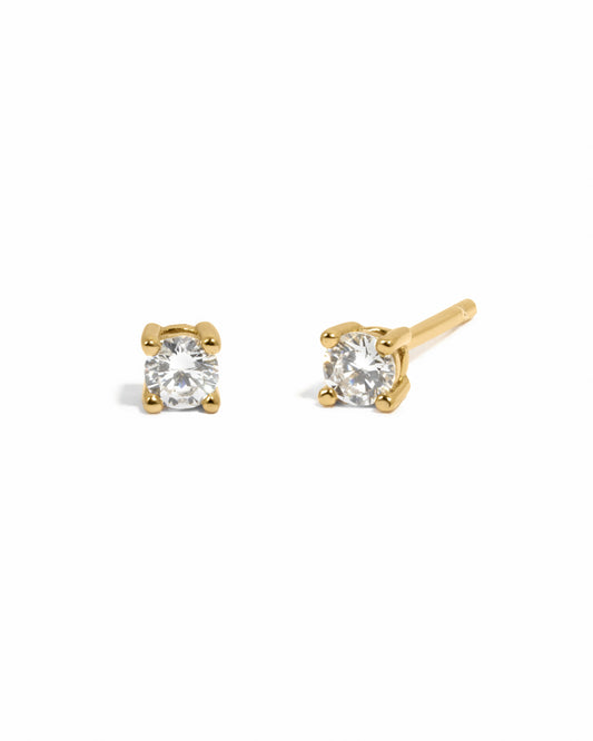 2mm Solitaire Studs (Multiple Sizes Available)