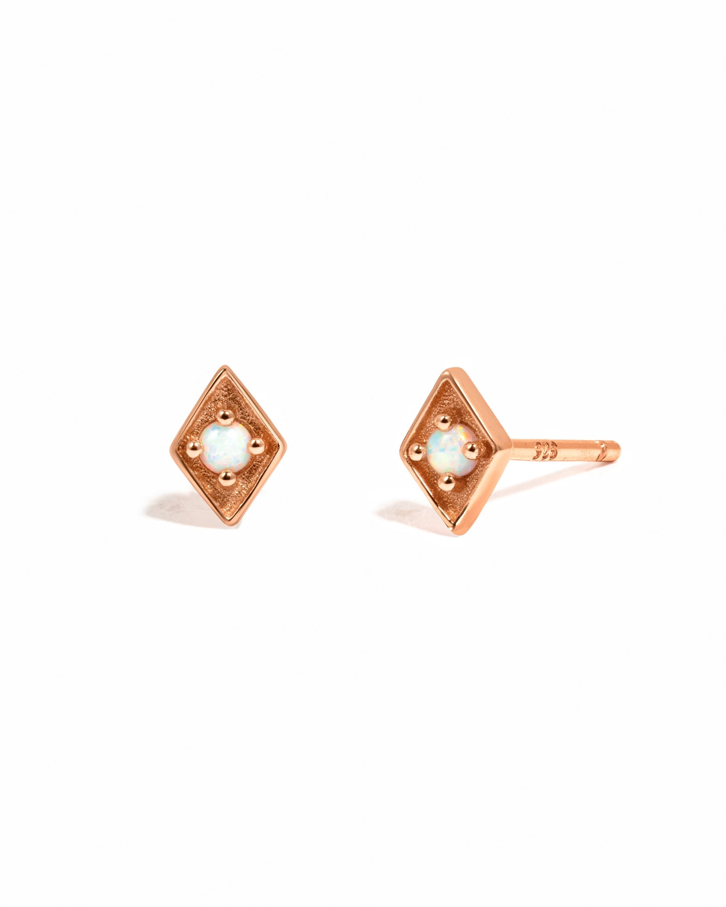 Kite Shaped Opal Studs