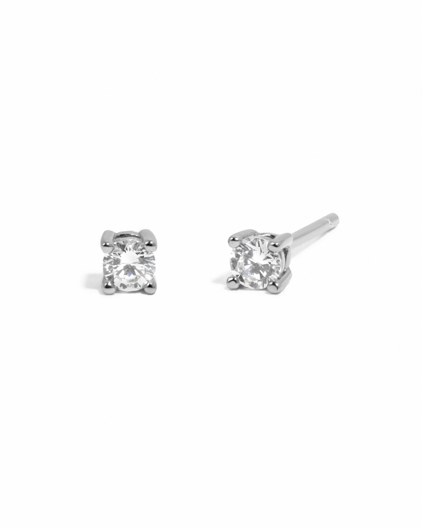 2mm Solitaire Studs (Multiple Sizes Available)