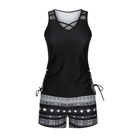 üåäWomen's Fashion Two-Piece Tankini Set