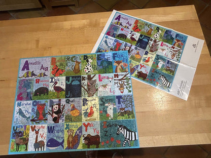 Jigsaw puzzle and poster