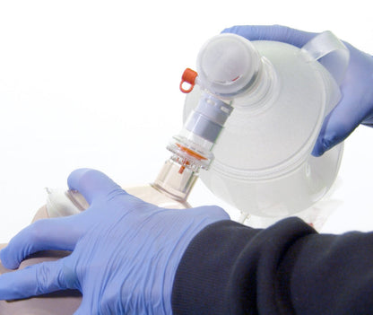 Adult BVM Pressure Device, in use