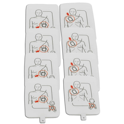AED UltraTrainer™ Adult/Child Replacement Prestan Training Pad Set, 4- Pack (8 pads total)