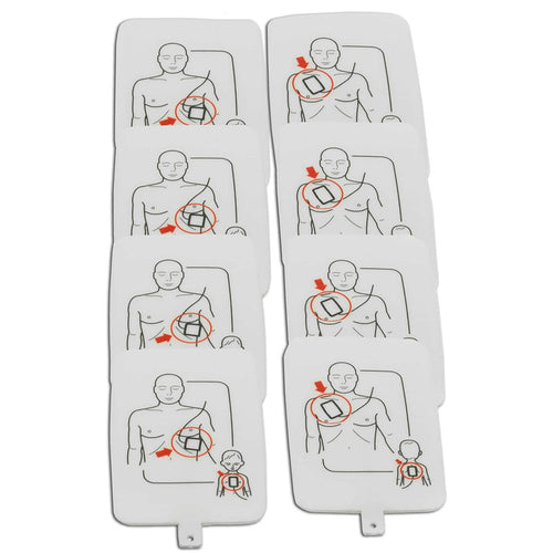 AED UltraTrainer™ Adult/Child Replacement Prestan Training Pad Set, 4- Pack (8 pads total)
