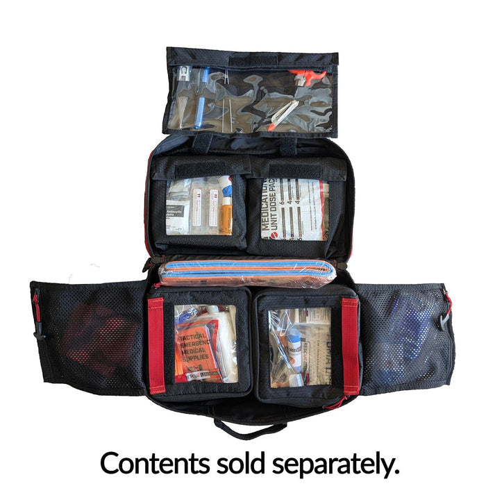 Agilis Medical Hip Pack open with medical supplies