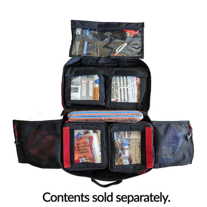 Agilis Medical Hip Pack open with medical supplies