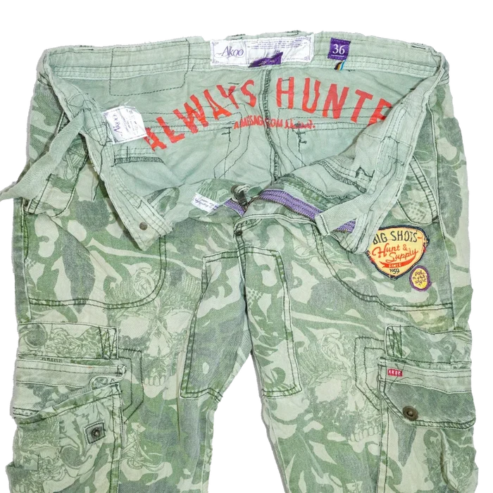 Akoo Camo Cargo Trousers - 36, Large - Army & Outdoors - Cargo Trousers