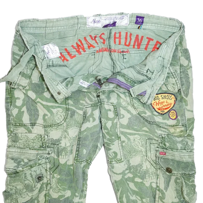 Akoo Camo Cargo Trousers - 36, Large - Army & Outdoors - Cargo Trousers