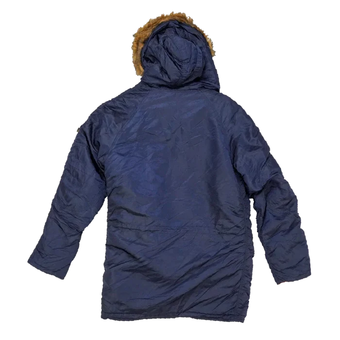 Alpha Industries N-3B Blue Cold Weather Parka - Small - Army & Outdoors - Parkas