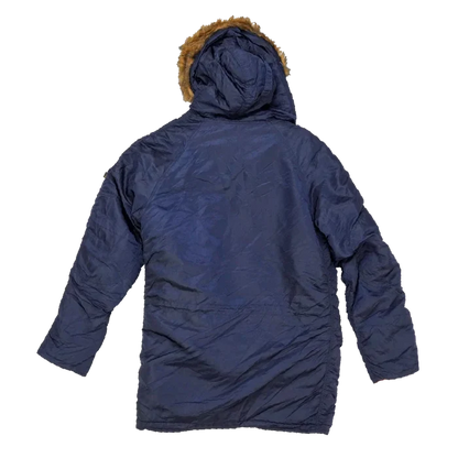 Alpha Industries N-3B Blue Cold Weather Parka - Small - Army & Outdoors - Parkas