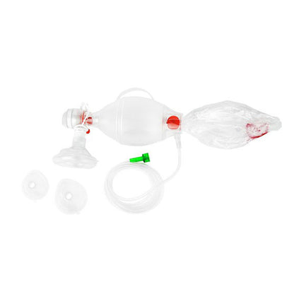 Ambu Pediatric SPUR II BVM Bag Reservoir (Neonate, Infant & Toddler Masks),  Manometer Airway & 02 Delivery Rescue Essentials